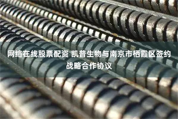 网络在线股票配资 凯普生物与南京市栖霞区签约战略合作协议